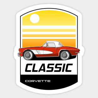 1956 - Classic Muscle Car - Retro Style Sticker